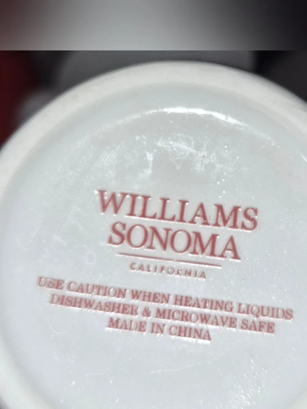 2 Williams Sonoma Twas The Night Before Christmas Mugs